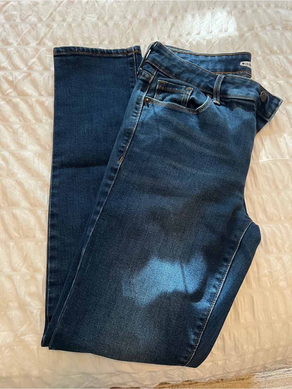 GAP Women's Straight Leg Jeans - Dark Blue Wash